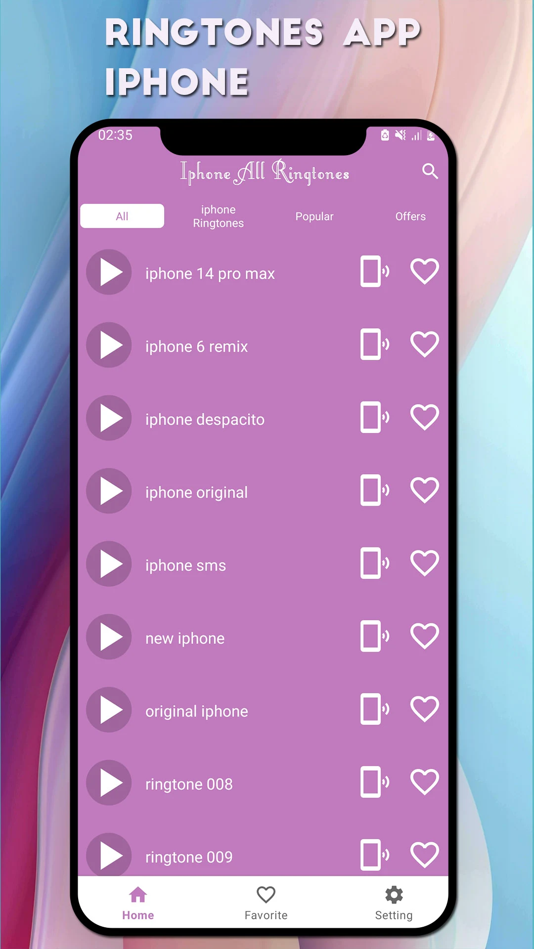 iPhone All Ringtones screenshot