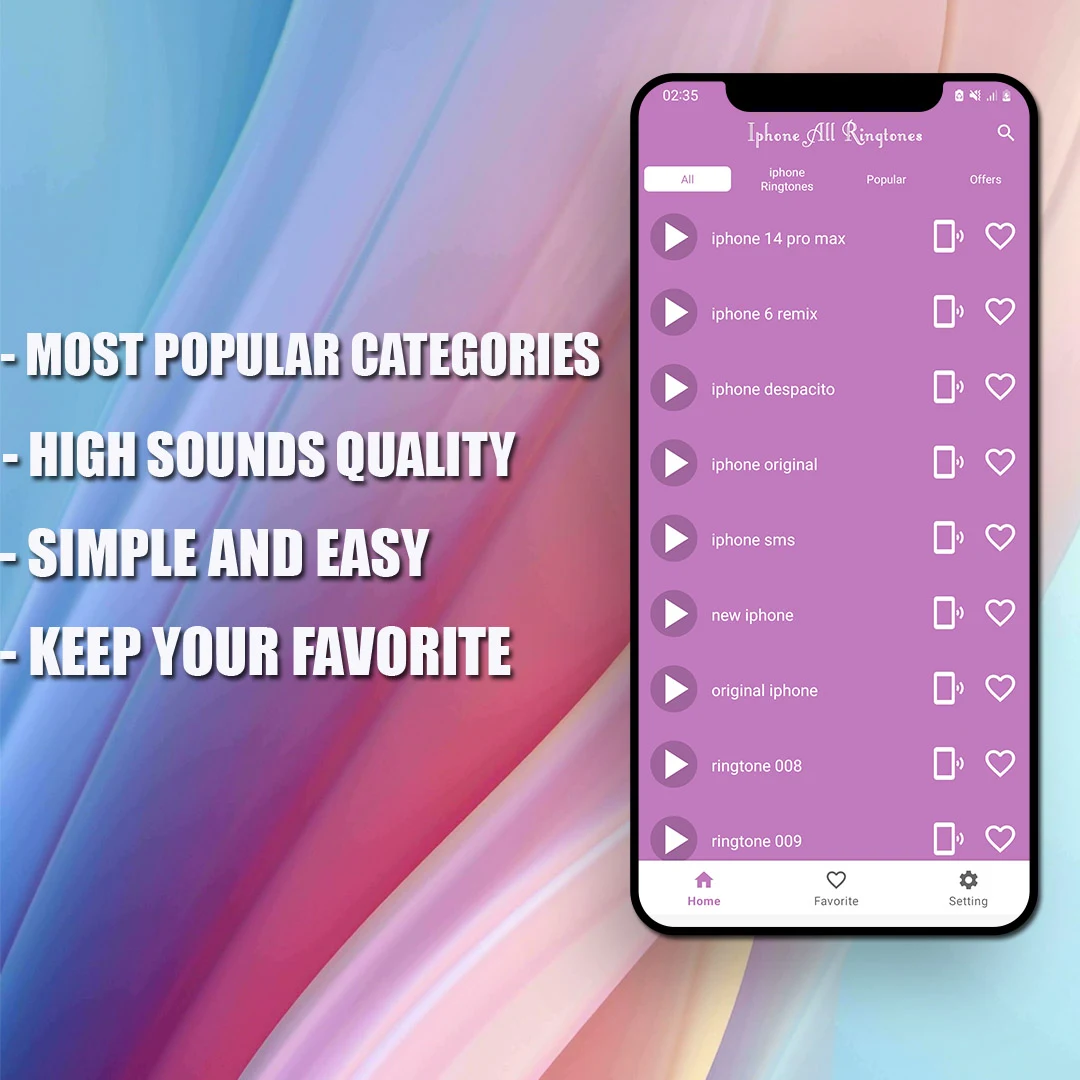 iPhone All Ringtones screenshot